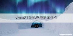 vivox21关机充电显示什么