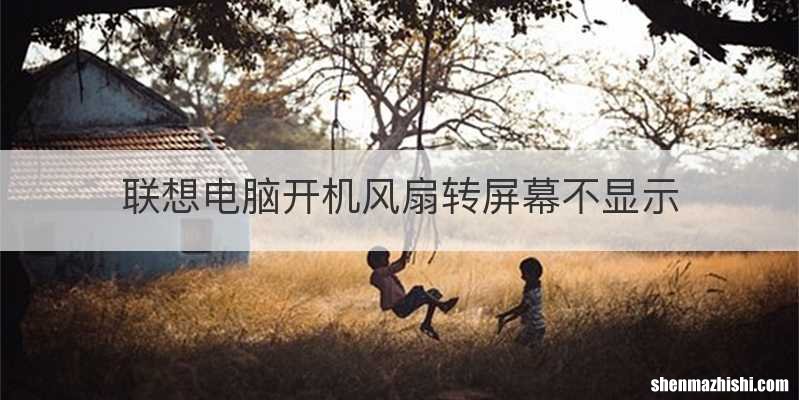 联想电脑开机风扇转屏幕不显示