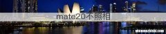 mate20不照相