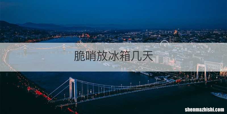 脆哨放冰箱几天