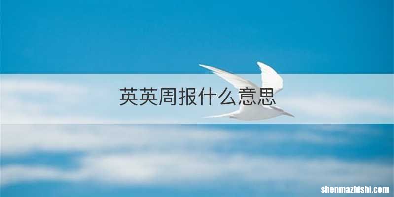 英英周报什么意思