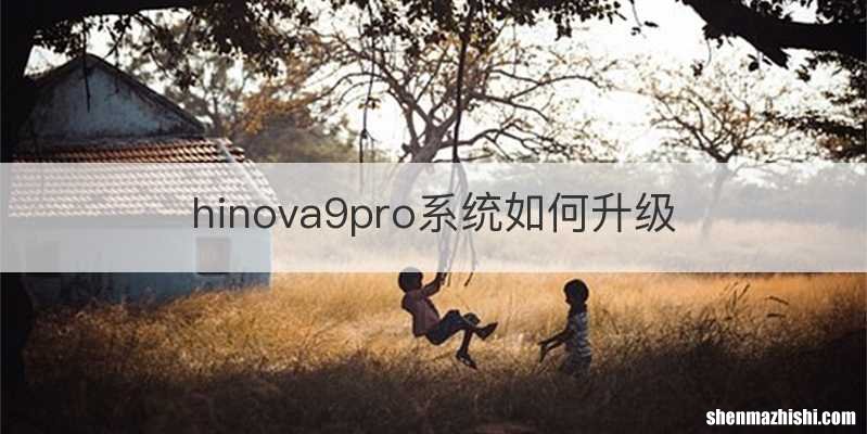 hinova9pro系统如何升级