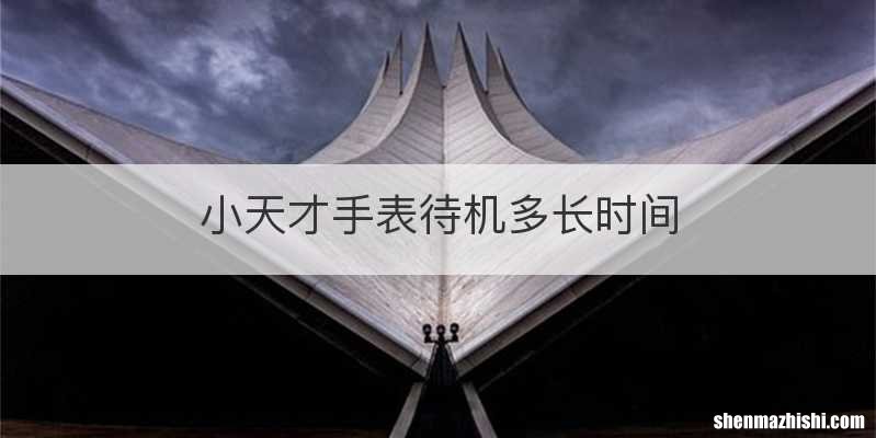 小天才手表待机多长时间