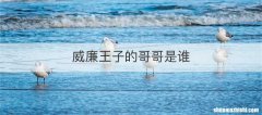 威廉王子的哥哥是谁