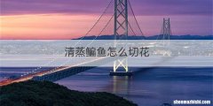 清蒸鳊鱼怎么切花
