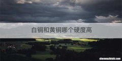 白铜和黄铜哪个硬度高
