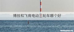 博技和飞肯电动三轮车哪个好