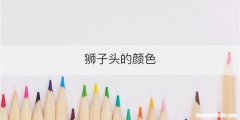 狮子头的颜色