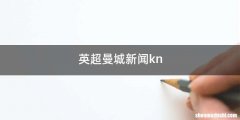 英超曼城新闻kn