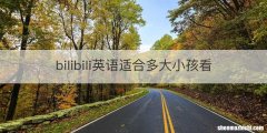 bilibili英语适合多大小孩看