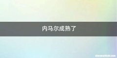 内马尔成熟了