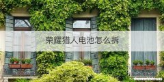 荣耀猎人电池怎么拆