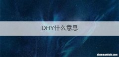 DHY什么意思