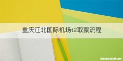 重庆江北国际机场t2取票流程