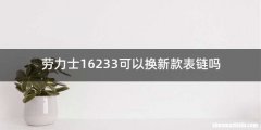 劳力士16233可以换新款表链吗