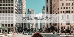 大理站海拔多少米