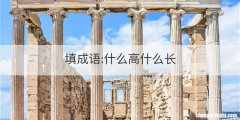 填成语:什么高什么长