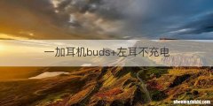 一加耳机buds+左耳不充电