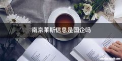 南京莱斯信息是国企吗