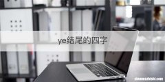 ye结尾的四字
