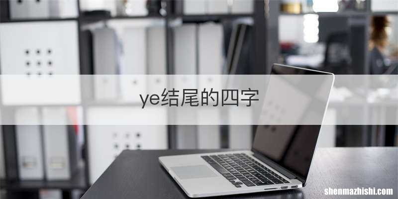 ye结尾的四字