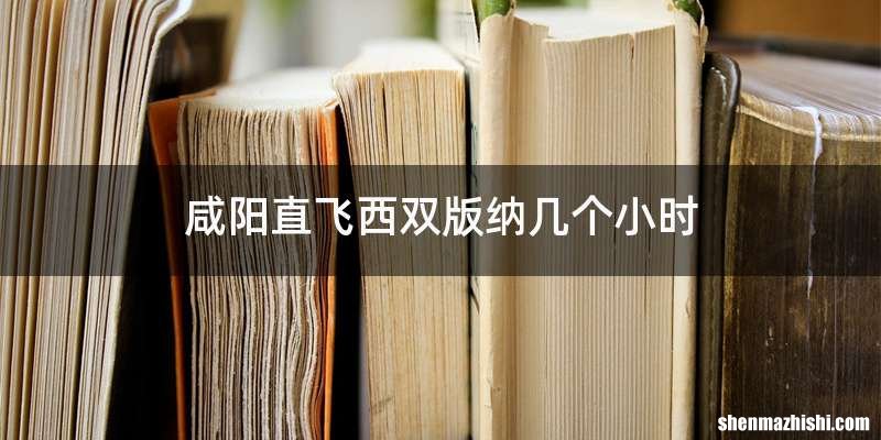 咸阳直飞西双版纳几个小时