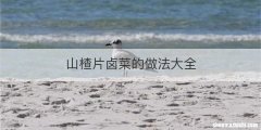 山楂片卤菜的做法大全