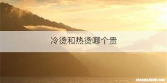 冷烫和热烫哪个贵