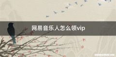 网易音乐人怎么领vip