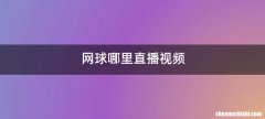 网球哪里直播视频