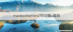 macbookprom2可以插u盘吗