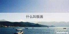 什么叫版画