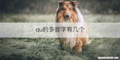 qu的多音字有几个