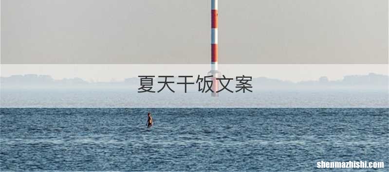 夏天干饭文案