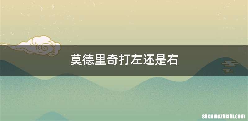 莫德里奇打左还是右