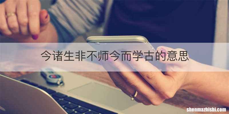 今诸生非不师今而学古的意思