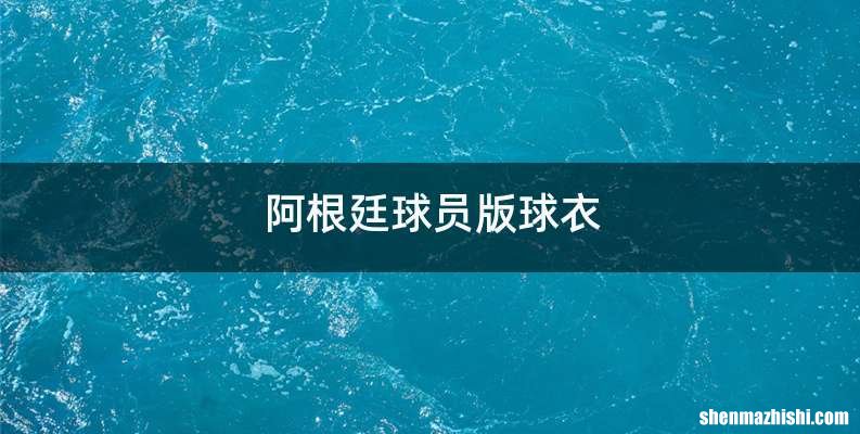 阿根廷球员版球衣