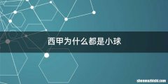 西甲为什么都是小球