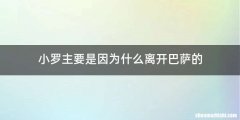 小罗主要是因为什么离开巴萨的
