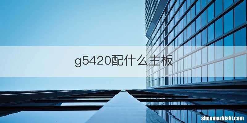 g5420配什么主板