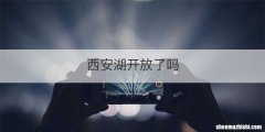 西安湖开放了吗