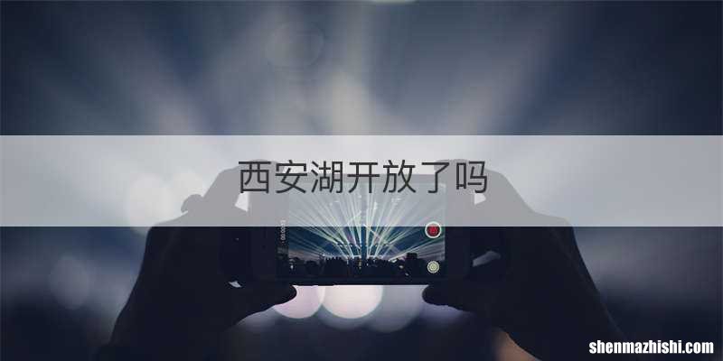 西安湖开放了吗