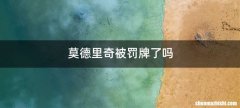 莫德里奇被罚牌了吗