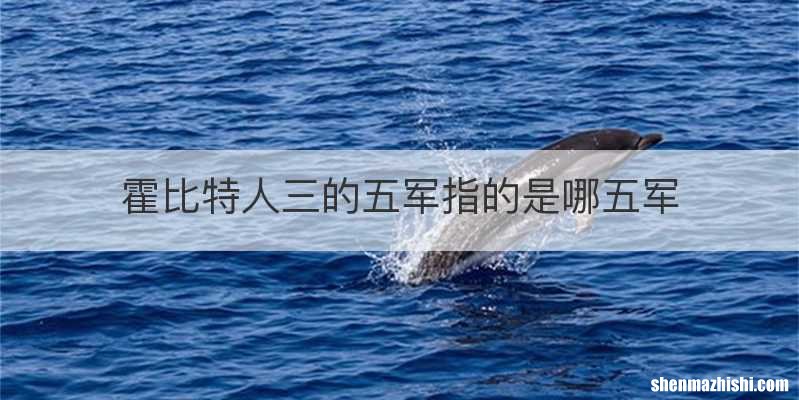 霍比特人三的五军指的是哪五军