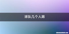 球队几个人踢