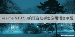 realme V13 5G的语音助手怎么用语音唤醒