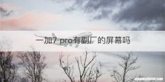 一加7 pro有副厂的屏幕吗