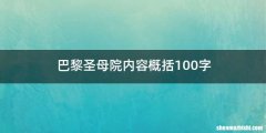 巴黎圣母院内容概括100字