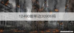 12490能带动3090ti吗