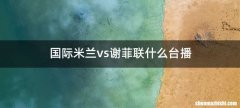 国际米兰vs谢菲联什么台播